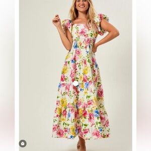 Altar'd State Rayanne maxi dress size small